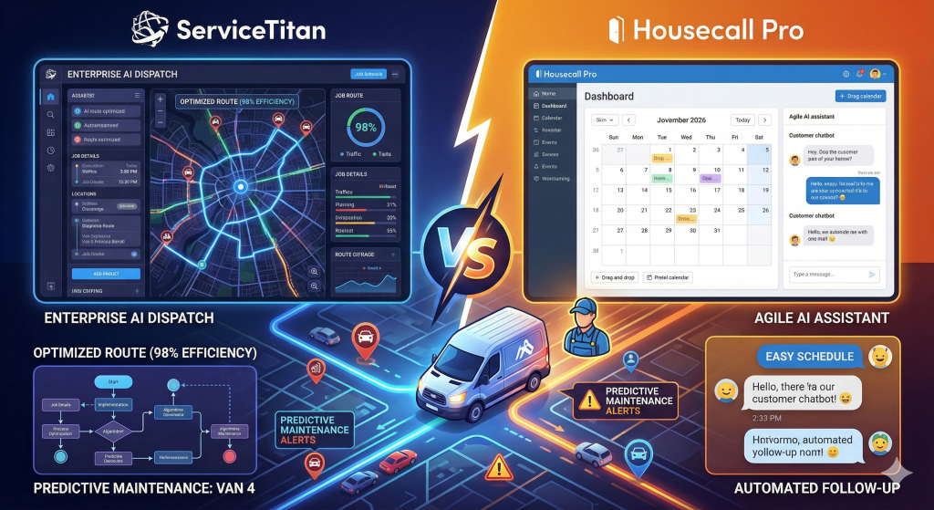 ServiceTitan vs Housecall Pro