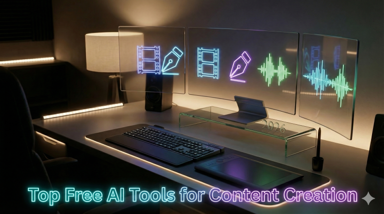 Top Free AI Tools for Content Creation in 2026 to succeed